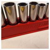 Snap-on 11-piece 3/8" Drive 6-point SAE Flank Drive Deep Socket Set (Part Number: 211SFSY)