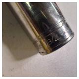 Snap-on 11-piece 3/8" Drive 6-point SAE Flank Drive Deep Socket Set (Part Number: 211SFSY)