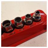 Snap-on 3/8" Drive 6-Point SAE Flank Drive Shallow Socket Set