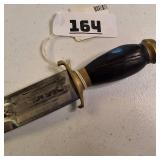 India-made curved dagger, a style frequently produced in the late 19th and early 20th centuries