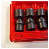 Sunex Tools 6-Piece 1/4" Drive SAE Shallow Universal Impact Socket Set that swivel!  9/16 to 1/4  inch