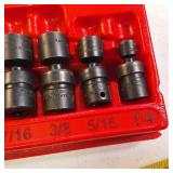 Sunex Tools 6-Piece 1/4" Drive SAE Shallow Universal Impact Socket Set that swivel!  9/16 to 1/4  inch