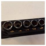 Snap On Shallow Socket Sets in MM : 12 pc 3/8 drive  11 pc 1/4 drive - like new