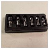 Snap-on 206FSUMA 6-piece 3/8-inch drive metric 6-point flank drive shallow flex socket set