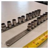 Snap-on metric sockets w/rails