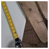 Vintage wooden water skis, a classic recreational combo