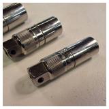 Lot of three Snap-on spark plug sockets