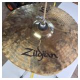 Zildjian Cymbal, a distinct type of effects cymbal known for its "trashy" and explosive sound w/ stand