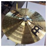 Meinl Byzance Traditional medium crash cymbal w/stand