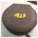 Vintage 1970s Pearl Wood-Fiberglass shell tom drum - 13" Head with Professional Stand and Hard Sided Carrying Case