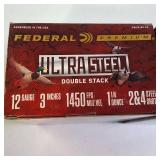 Lot of 2 boxes 12 GA AMMO  Federal Premium Ultra Steel Double Stack shotshells