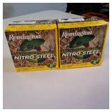 Lot of 2 boxes: Remington Nitro-Steel High Velocity 12-gauge waterfowl loads