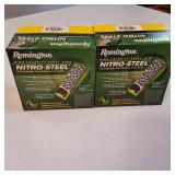 Lot of 2 boxes: Remington Nitro-Steel High Velocity 12-gauge waterfowl loads
