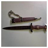 German SA-Style Service Dagger with a "credit card" style tool includes 11+ functions