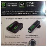 TRUGLO TFX Tritium & Fiber-Optic Day/Night Handgun Sights - Fits Glock Models