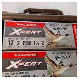 Winchester Xpert Hi-Velocity Steel Shot - 12 Ga, 3", #2, Case (heavy duty plastic included for 750 rounds)