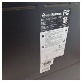 Real Flame 23.65-inch Black Electric Fireplace