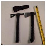SOG FastHawk Tactical Tomahawk & Camillus Survival Axe Set with Sheath
