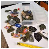 Large Lot of Military Unit & Morale Patches - Full Color & Subdued (OCP)