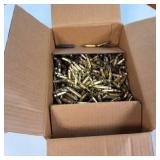 Large box with a huge quantity of empty brass cartridge casings