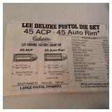 Lee Deluxe Pistol 4-Die Set for .45 ACP and .45 Auto Rim.