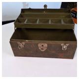 Vintage Kennedy Kits metal tool box,