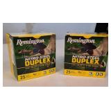 Lot of 2 boxes Remington Nitro-Steel Duplex high-velocity steel blend shotshells