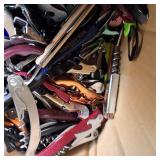 Wholesalers Lot:  Heavy! box filled with a large quantity of assorted wine corkscrews and bottle openers