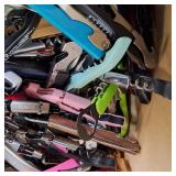 Wholesalers Lot:  Heavy! box filled with a large quantity of assorted wine corkscrews and bottle openers