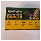 (2) Boxes Remington Nitro-Steel Duplex 12ga 3-inch 25rd Boxes