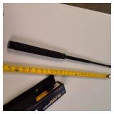 Police Force 26" Expandable Steel Baton Tactical Self Defense with Holster