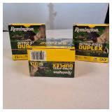 (3) Boxes Remington Nitro-Steel Duplex 12ga 3-inch 25 Each Boxes (75 shells total)