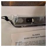 Slider 40,000,000 Volt Stun Gun Flashlight - Black