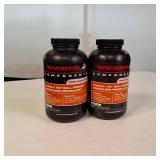 (2) 1-pound bottles of Winchester StaBALL HD smokeless propellant.