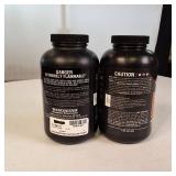 (2) 1-pound bottles of Winchester StaBALL HD smokeless propellant.