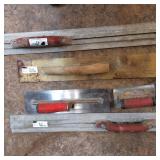 Assorted Concrete Finishing Tools - 5 Piece Lot