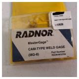 Radnor MG-8 MasterGage™ Cam-Type Weld Gage