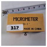 Fowler 0-1" Outside Micrometer (.0001" Graduation)