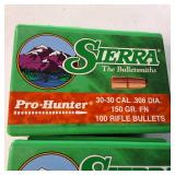 Sierra Reloading Bullets - Assorted .30 & .45 Caliber Lot