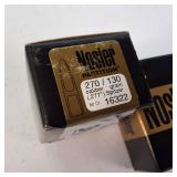 Nosler Ballistic Tip .270 Caliber 130 Gr. Spitzer Bullets - 2 Boxes