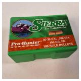 Sierra Pro-Hunter .30-30 Caliber 150 Gr. FN Bullets - 100 Count
