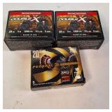 20-gauge turkey hunting ammunition (3) box lot - two types of ammo