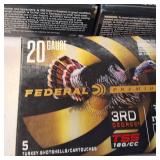 20-gauge turkey hunting ammunition (3) box lot - two types of ammo