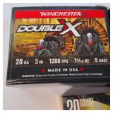 20-gauge turkey hunting ammunition (3) box lot - two types of ammo