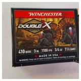 Winchester Double-X .410 Bore turkey loads Lot of (2) boxes