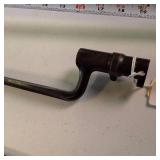Antique socket bayonet and its matching scabbard