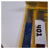 5-piece EZE-LAP Diamond Needle File Set, manufactured by EZE-LAP Diamond Products in the USA.