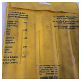 5-piece EZE-LAP Diamond Needle File Set, manufactured by EZE-LAP Diamond Products in the USA.