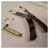 Lot of (3) three vintage folding pocket knives