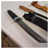 Lot of 3 Fixed Blade Survival & Tactical Knives with Sheaths